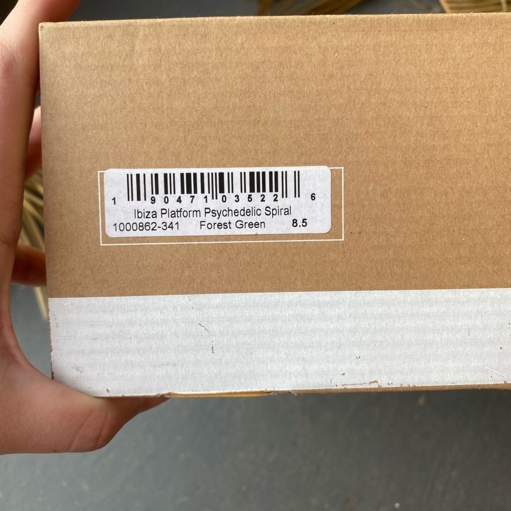 SOLUDOS NWT Ibiza Platform Psychedelic Spiral Green Sneaker in Women’s size 8.5 - Picture 10 of 12